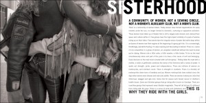From Christina's book, Chicks on Bikes